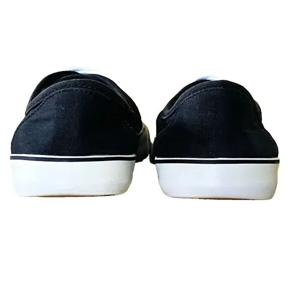A New Day Target Sneakers Chunky Canvas Textile Black Lace Women 7 Chucks Preppy - Picture 9 of 14